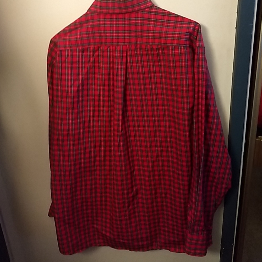 Red plaid button down - Picture 4 of 4